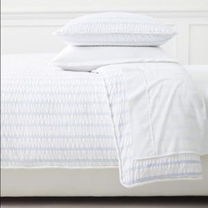 Serena and lily King duvet and 3 Euroshams